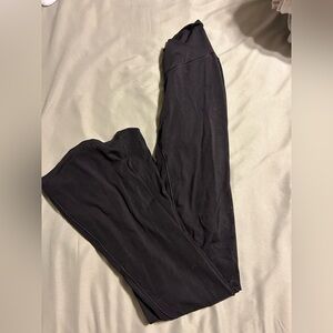 aerie high rise crossover flare leggings